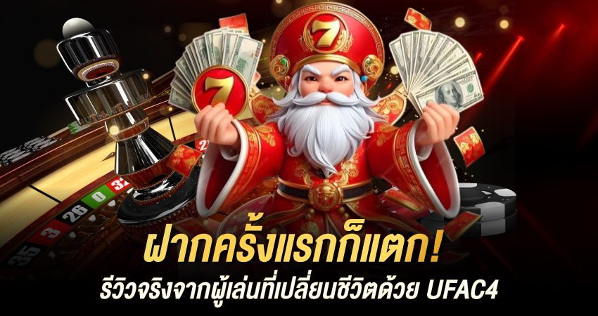 ฝากครั้งแรกก็แตก! รีวิวจริงจากผู้เล่นที่เปลี่ยนชีวิตด้วย UFAC4